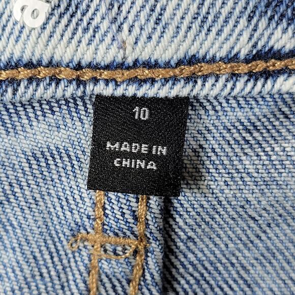 Art Class Girls' High-Rise Wide Leg Baggy Jeans, Light Wash, Sz 10, NWT - Picture 6 of 9